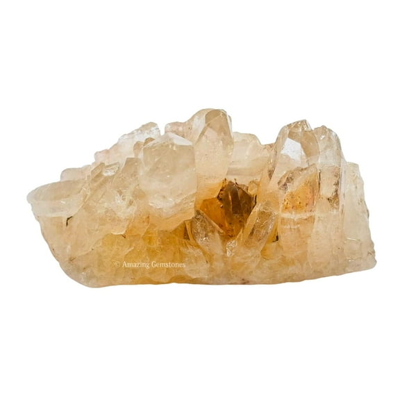 Clear Quartz Crystal Cluster Natural Authentic Raw Crystals Specimen for Healing, Meditation, and Home Décor (10 to 20 Gram)