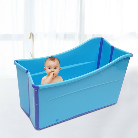 UPC: 0733835955763 | TFCFL Foldable Bath Tub Large Space Bathtub Home Bath Tub Bathroom Baby Swimming Pool