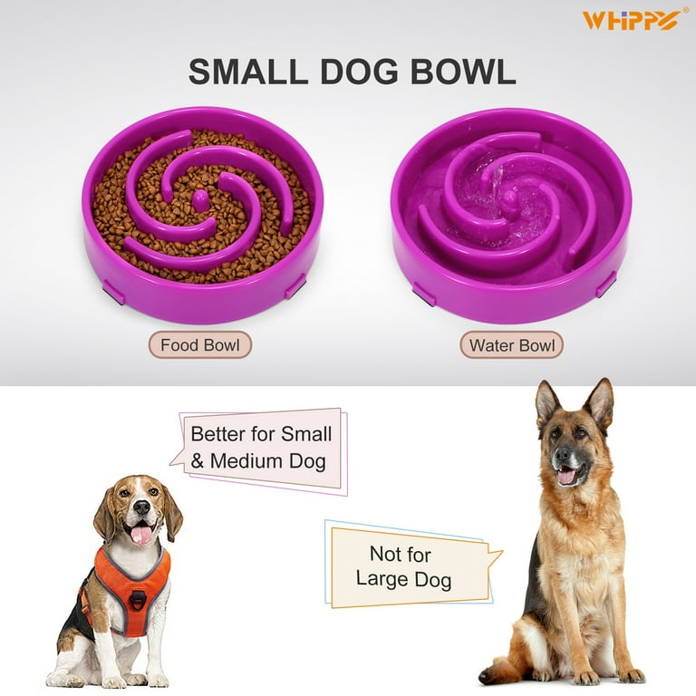 Slow Feeder Dog Bowls for Large Medium Dog Non Slip Maze Puzzle Bowl Pet  Slower Food Feeding Dishes Interactive Bloat Stop Preventing Choking  Healthy