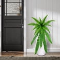 thumbnail image 3 of Artificial Flowers for Outdoors, Simulated Persian Grass Small Persian Leaves Simulated Flowers Fern Leaves Bouquet Simulated Plants Home Decoration, 3 of 4