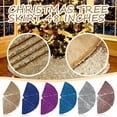 thumbnail image 5 of Mouliraty Christmas Tree Skirt, A 48-Inch Gittering Christmas Ornament for Large Sequin Tree Dress, Ornaments Christmas Tree Skirts Xmas Decorations Indoor Holiday Party Decor, Purple, 5 of 5