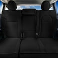 thumbnail image 5 of For 2020-2024 Tesla Model Y FH Group Faux Leather Custom Fit Car Seat Covers Rear Seat - Black, 5 of 5