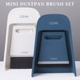 thumbnail image 3 of Mini Dustpan Brush Kits, Portable Compact Dust Pan and Hand Broom Nesting Snap On Design for Countertop Sofa Key Board Cleaning, 3 of 8