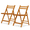Teak, variant on OSM Heavy Duty Wooden Folding Chairs Set of 2, Indoor Outdoor Patio Garden Dining Chairs, Foldable for Balcony Lawn Living Room, Supports 150 lbs, Ideal for Home Conference Weddings Events, Teak