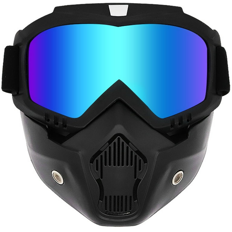 Goggles with open face helmet mtb sale