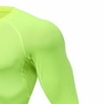 thumbnail image 6 of Donemore Men's Solid Color Stretch Fitness Long Sleeve Round Neck Workout Shirt for Athletic-Style Active Wear, 6 of 6
