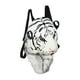 thumbnail image 2 of Bolso de hombro con cabeza de tigre de peluche, moderno y creativo, mochila con cabeza de tigre. Blanco, 2 of 9