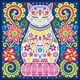 thumbnail image 1 of Cuadros Decorativos Arte de diamantes de imitación 5D DIY Kit de mosaico de gato luminoso con pintura de diamante en forma especial Likrtyny embutido en tela, 1 of 9