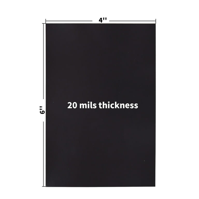 Magnet Valley 100 Adhesive Magnetic 4 x 6 (20 mil) Magnet  Sheets : Office Products