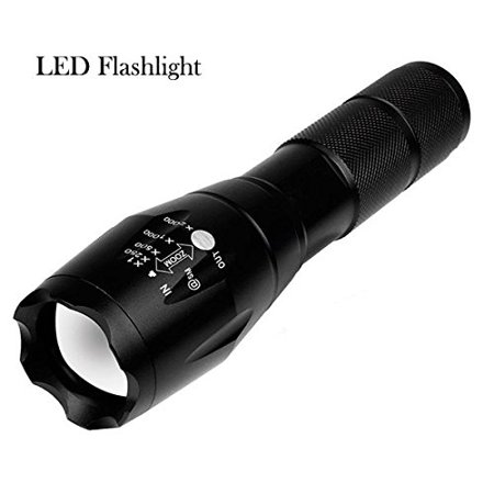 Tactical Flashlight Water Resistant Military Grade Tac Light with 5 Modes & Zoom Function Ultra Bright Torch (Best Military Tactical Flashlight)