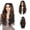 Multi-colored, variant on Forehead Lace Center Parted Blonde Large Wavy Long Curly Wig | Fashionable Women's Wig | Natural Style | Suitable for any skin tone and face shape