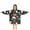 Accented Spooky Halloween, variant on Accented Spooky Halloween Pattern Blanket Hoodies for Kids 6-13YR Oversize Wearable Blanket Hoodies for Boys Girls Teens