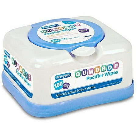 First Years Gumdrop - Pacifier Wipes, 90 Pk
