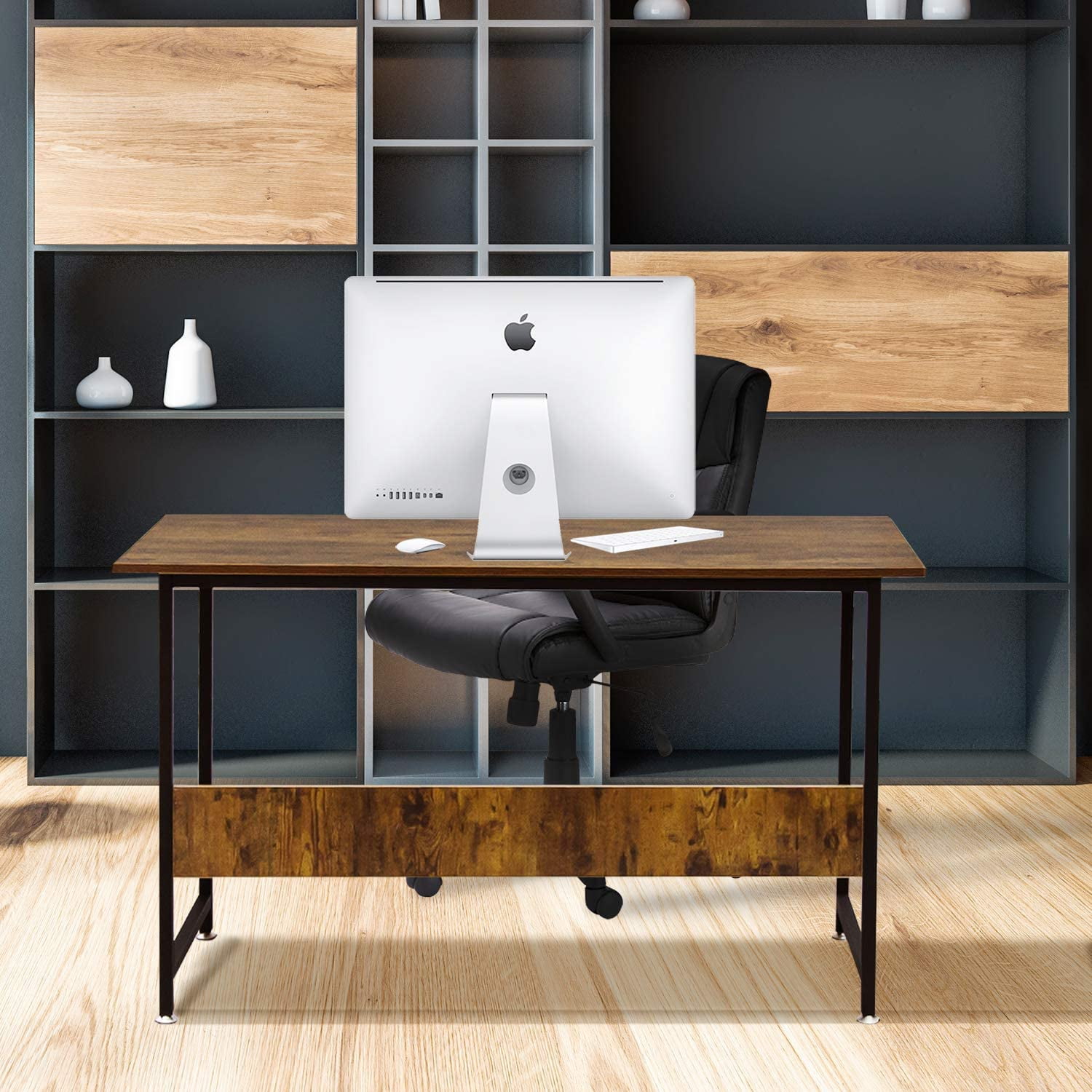 Buy Jerry & Maggie Office Desks Computer Desk Rustic Wood Tone Table