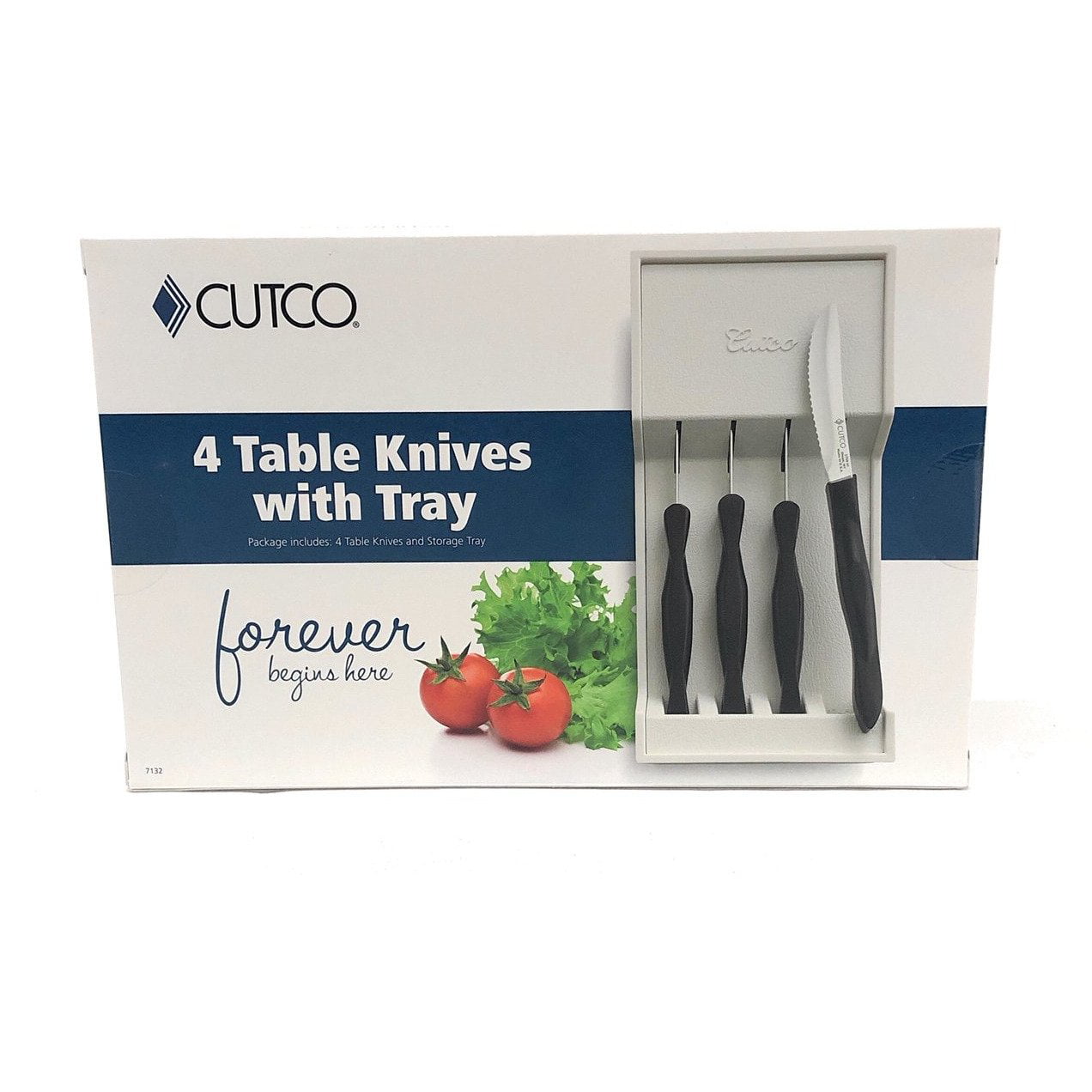Sold at Auction: Tray lot of knives & knife block includes (5) Cutco steak  knives