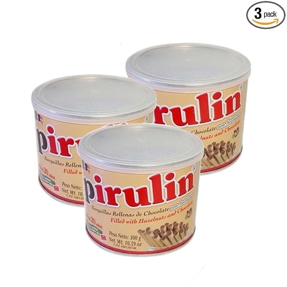 Pirulin Wafer Filled with Hazelnut and Chocolate (3 Pack/300 gr)