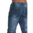 thumbnail image 3 of Victorious Men's Biker Denim Jogger Pants JG870 - Indigo - 2X-Large, 3 of 6