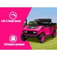 thumbnail image 6 of FINITO Kids Ride On Golf Cart 24V 4WD Battery Powered Toy Car with Parent Remote Control Gift for Boys Girls Age 3+, Pink, 6 of 10