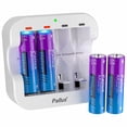 thumbnail image 1 of Pilas AA de litio recargables Pallus 1,5 V 3500 mWh, paquete de 4, 1 of 8