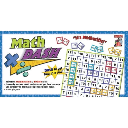 UPC: 0765515023493 | Edupress Multiplication and Division Math Dash Game Assorted Colors