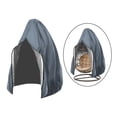 thumbnail image 1 of Cubierta de silla de ín con cremallera ajustable, cubierta de silla colgante a prueba de viento para todas , cubierta de lluvia para Gris 115x190x1cm Macarena Funda Sillas Huevo, 1 of 8