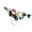 Black, variant on Multipurpose Alloy Padlock Keyring Miniature Lock Key Pendant Keychain for Purses Backpacks Creative Handmade Gift