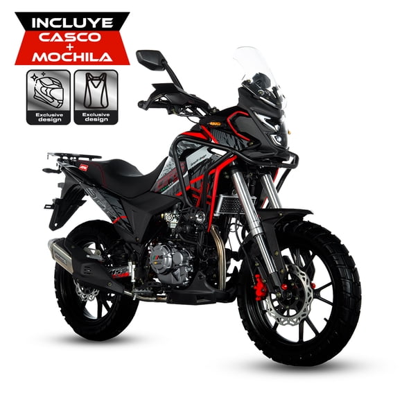 Motocicleta Doble Propósito MB Motos DRS 300 Performance Rojo 2026