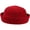Red, variant on Chenille Pillbox Hat for Women, Sailor Cap Summer Sun Hat, Round Beret Cap for Casual Tea Party, Khaki, 1 Pack