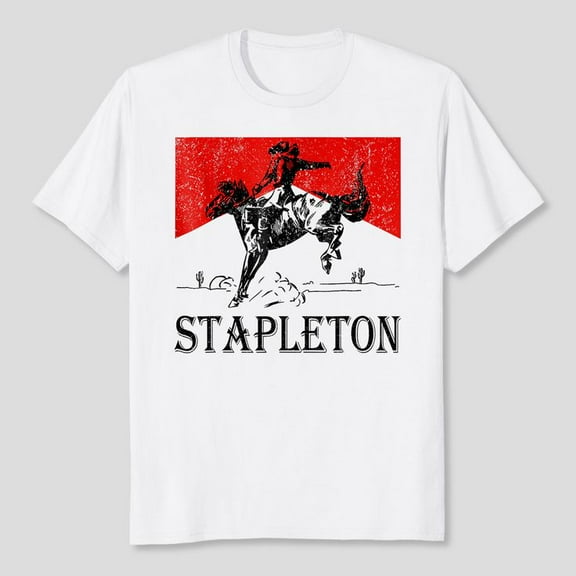 Mens Cowboy Stapleton 2025 Music Tour T-Shirt, Men's And Women's Graphic Tee 100% Cotton by TBun, Full Sizes S-5XL