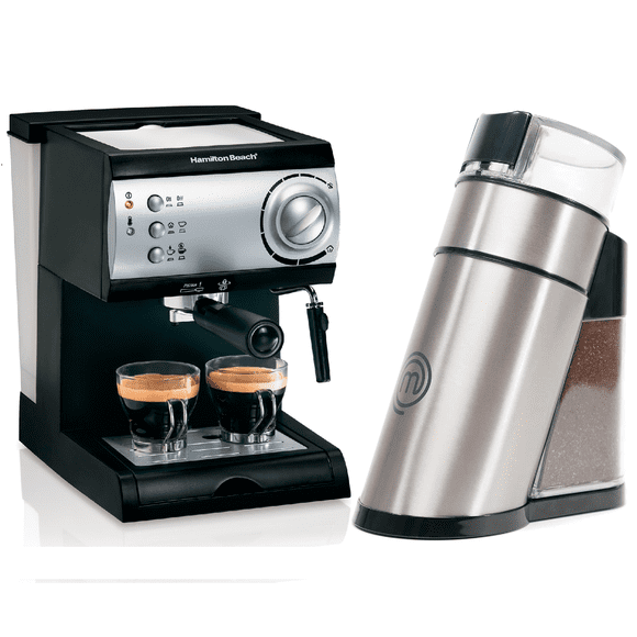 Cafetera Espresso Capuccino KOBLENZ Combo ECOM 138 con Molino de Café y Especias