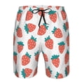 thumbnail image 3 of Goofa Strawberries Printed Mens Swim Trunks Summer Quick Dry Short Beach Swimwear Bathing Suits-X-Large, 3 of 9