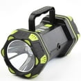 thumbnail image 1 of CNKOO USB Rechargeable LED Searchlight 1500lm Super Bright Spotlight w/4800mAh Battery 8 Modes Waterproof Flashlight 180° Rota, 1 of 11