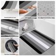 thumbnail image 6 of Black White Ombre Bath Mat 3 Piece Bathroom Rug Set, Gradient Black Woods Farmhouse Non Slip Bath Rug Contour Mat and Toilet Lid Cover, Absorbent Shower Mats Soft Bath Rugs and Mats Sets, 6 of 8