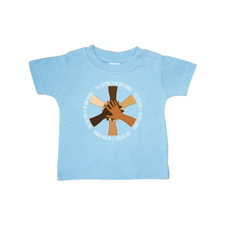 

Inktastic The Future is in Our Hands Gift Baby Boy or Baby Girl T-Shirt