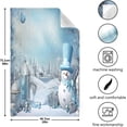 thumbnail image 2 of Coolnut Christmas Snowman Kitchen Towels, 18 x 28 Inch Super Soft and Absorbent Dish Cloths for Washing Dishes, 4 PCS Reusable Multi-Purpose Microfiber Hand Towels for Kitchen, 2 of 5