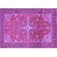 thumbnail image 1 of Ahgly Company Indoor Rectangle Persian Purple Traditional Area Rugs, 8' x 12', 1 of 4