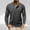 Black, variant on Mens Long Sleeve Henley Shirts Solid Color T-Shirts Casual Tops for Men Button Shirt Army Green S