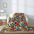 thumbnail image 2 of Rateoe Different Cats 1 Pattern Flannel Throw Blanket, Ultra-soft Blanket for Bed, Couch, Car, Hypoallergenic Anti-pilling blanket-60"x50"(Vertical), 2 of 6