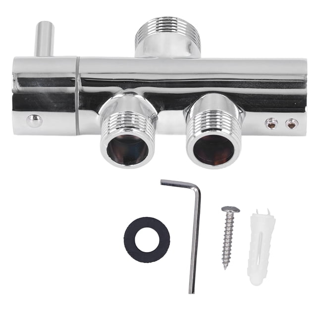 Válvula desviadora de ducha de latón con conector en T a prueba de fugas G3/4 a G1/2 para baño
