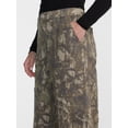 thumbnail image 4 of No Boundaries Women's Wide Leg Cargo Pants, 31.5" Inseam, Sizes XXS-4X, 4 of 5