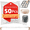 Clear:XL(50Pcs), variant on ChrumpTon 300Pcs Plastic Bowl Covers, Disposable Elastic Stretch Food Covers, Two Sizes, Fits Bowls up to 8" & 13", Food Storage, Bread Proofing, Kitchen and Outdoor Use
