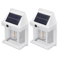 thumbnail image 2 of 2 Luces Solares Pared para Exteriores Con Sensor Cobertizo Garaje Patio (), 2 of 7