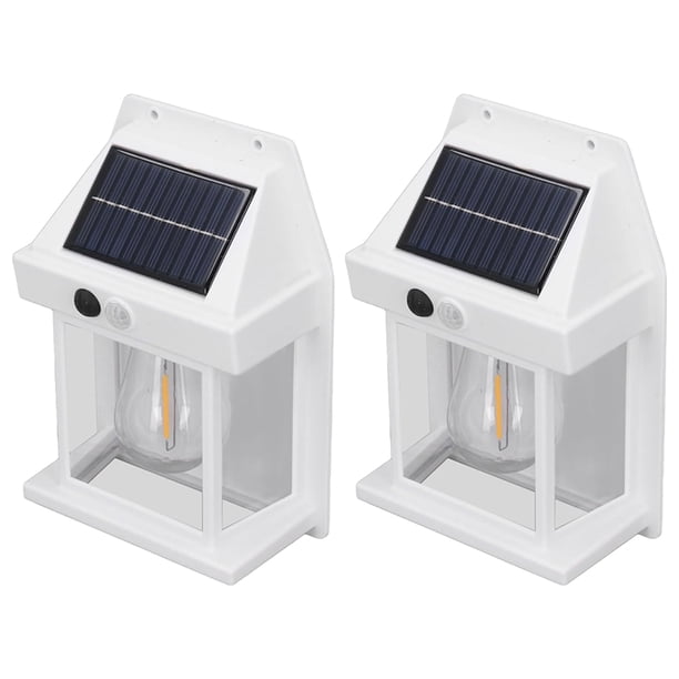 Solar Light 2 Pack Motion Sensor Impermeable para La Entrada Puerta Casa