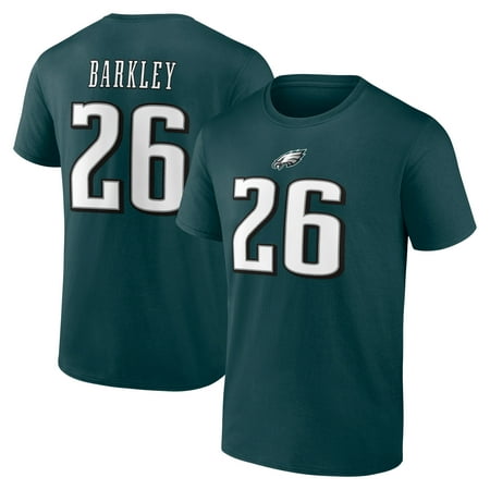 NFL Saquon Barkley Philadelphia Eagles Mens Name & Number Short Sleeve Tee