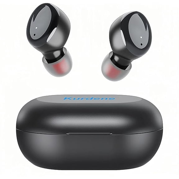 kurdene Bluetooth Wireless Earbuds, S8 Deep Bass Sound 38H Playtime IPX8 Waterproof Earphones Call Clear with Microphone in-Ear Bluetooth Headphones Comfortable for iPhone, Android