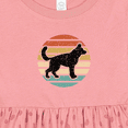 thumbnail image 4 of Inktastic German Shepherd Silhouette Vintage Retro Girls Baby Dress, 4 of 5