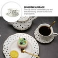 thumbnail image 2 of Raindrops Black Ceramic Coffee Cup Set with Saucer for Storage Use Simple Design and Material 1 Set, 2 of 6