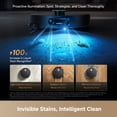 thumbnail image 4 of DREAME X60 Ultra Kit Robot Vacuum and Mop,35000Pa Suction, 100% Detangling,3.13in Ultra-Thin Design, 3.47in Obstacle Clearing, Self Emptying&Refilling, Mop Self-Cleaning, Obstacle Avoidance, Blac, 4 of 12