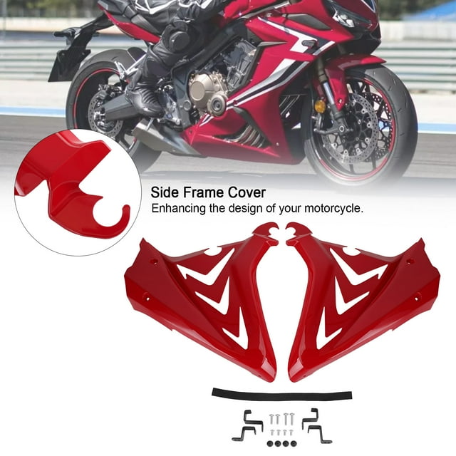 Panneaux de Couverture Latérale pour Honda CBR650R 2019 2020 2021 Rouge