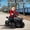 Black, variant on TROPOW Electric Ride On Cars,6V Kids Ride-On ATV 4-Wheeler – Electric Quad Car for Toddlers with Music,Lights,Treaded Tires and Foot Pedal,Ideal Christmas Gift for Kids,Blue